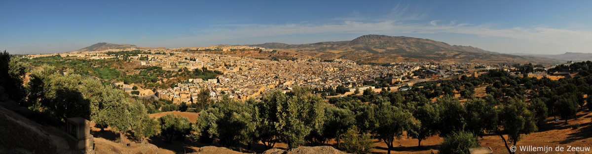 Panoramic photo Fez Morocco